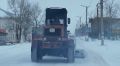 Дорожные службы устраняют последствия снегопада в Забайкалье
