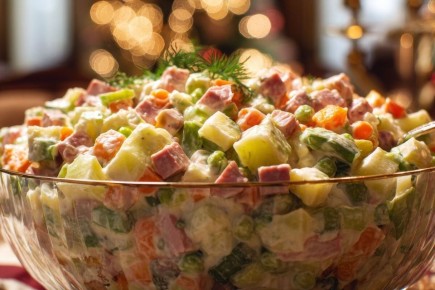 Салаты на праздничный стол: свежие идеи вместо оливье