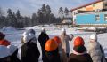 Студенты-строители ЗабГУ побывали на возводимом в микрорайоне Добротный села Смоленка детском саду