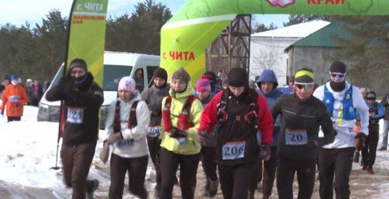 В Чите состоялся забег «Снежный трейл «Самопревосхождение»