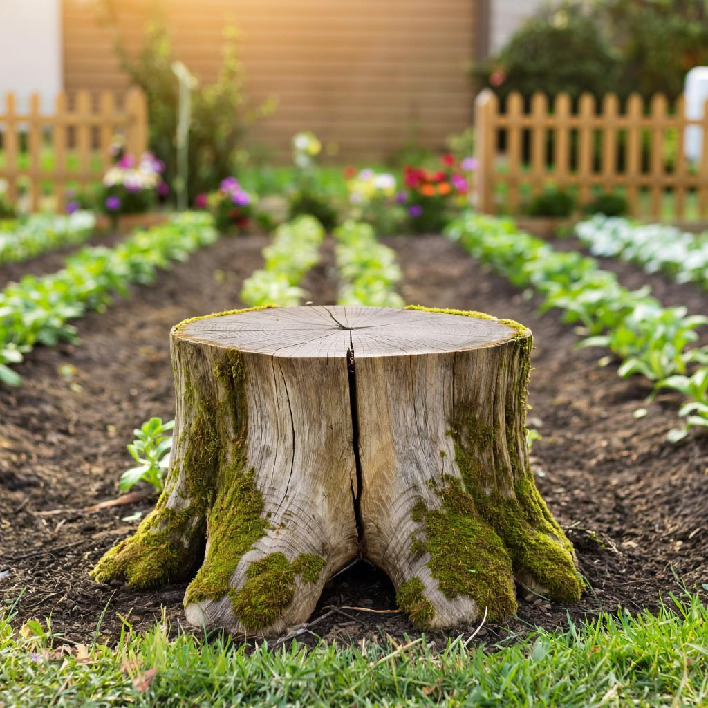 Как избавиться от пня на дачном участке: практические советы и необычные идеи