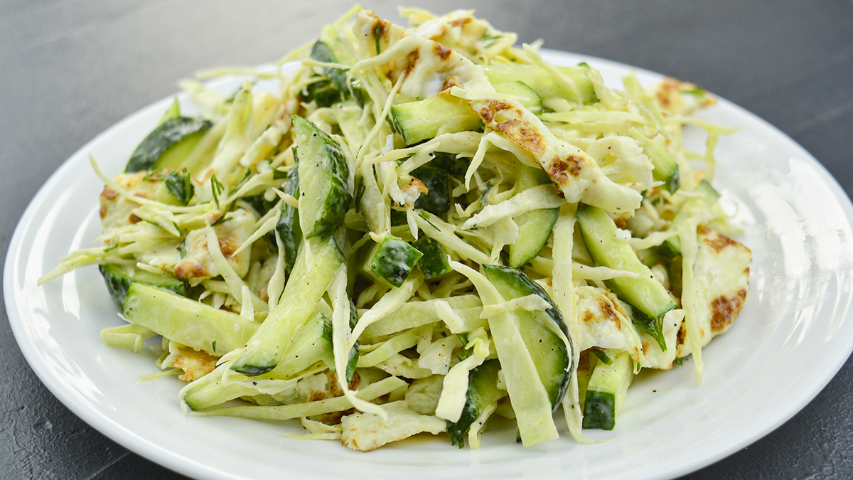 Как приготовить невероятный салат из капусты с белком и клетчаткой