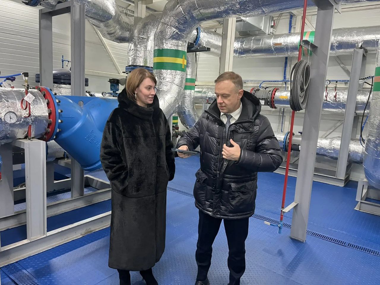 Инна Щеглова: Вместе с коллегами из компании ТГК-14 сегодня осмотрели ЦТП, введенный в эксплуатацию в 2025 году в рамках перевода потребителей котельной ООО «Теплоэнергосервис» (бывшая котельная машзавода) на... Инна Щеглова: Вместе с коллегами из компании ТГК-14 сегодня осмотрели ЦТП, введенный в эксплуатацию в 2025 году в рамках перевода потребителей котельной ООО «Теплоэнергосервис» (бывшая котельная машзавода) на...
