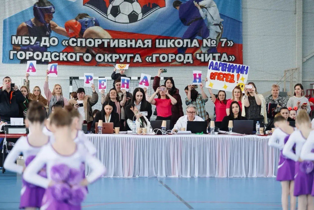 Соревнования по чир спорту состоялись в Чите Соревнования по чир спорту состоялись в Чите