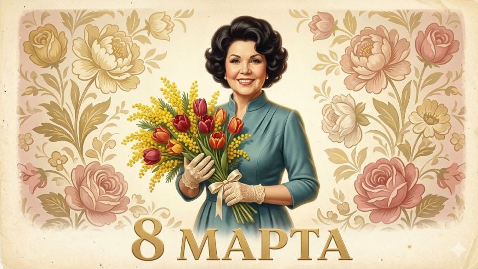 С праздником, восхитительные, мудрые и искренние! С Международным женским днём!