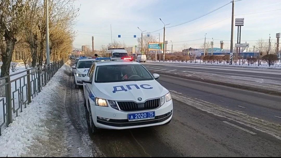 Госавтоинспекция предупреждает водителей о возможной гололедице на дорогах Забайкальского края
