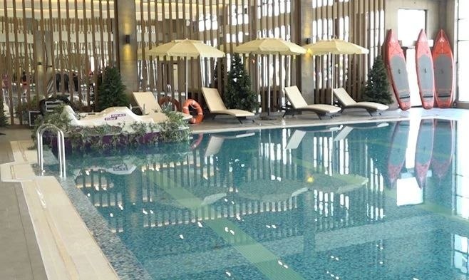 На эко-курорте «Кука» торжественно открылся новый крытый бассейн