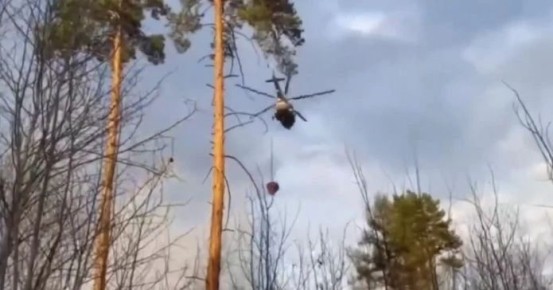 Вертолёт Ми-8 прибыл в Забайкалье для предупреждения и ликвидации ЧС