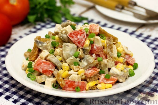 Салатные шедевры для вашего стола