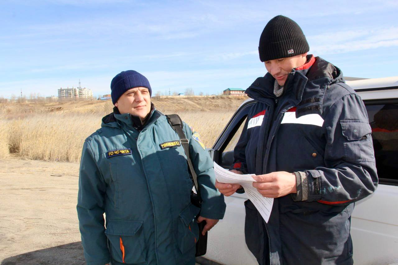 Весенний лед обманчив!. Продолжаются профилактические рейды по рекам Чита, Ингода и озеру Кенон Весенний лед обманчив!. Продолжаются профилактические рейды по рекам Чита, Ингода и озеру Кенон