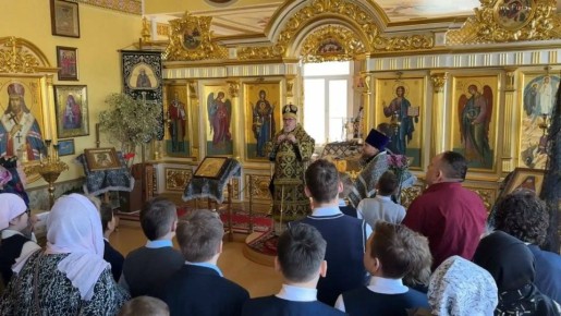 В Спасо-Преображенском храме закончили роспись стен и потолка