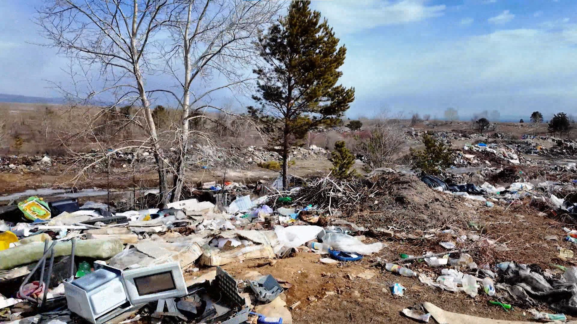 Свалка в Читинском округе прирастает новыми гектарами