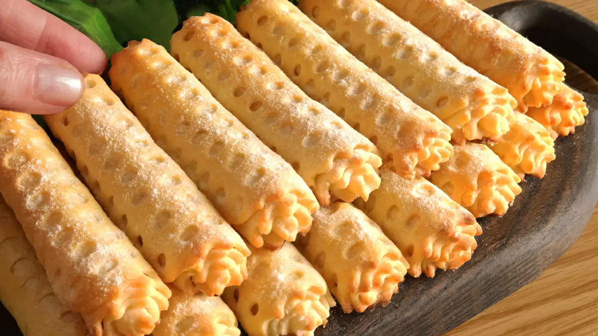 Пышные творожные трубочки: идеальное лакомство к чаю