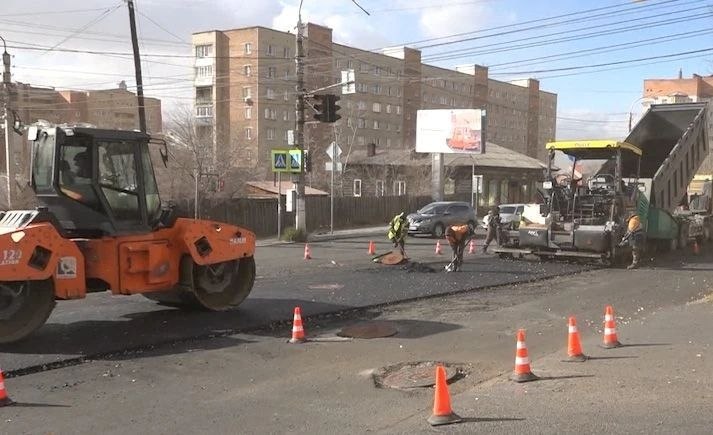 Ремонт дорог в рамках национального проекта «Инфраструктура для жизни» стартовал в Чите