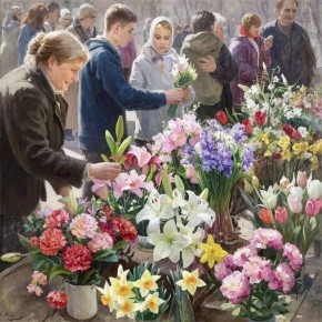 Определены места для торговли искусственными цветами