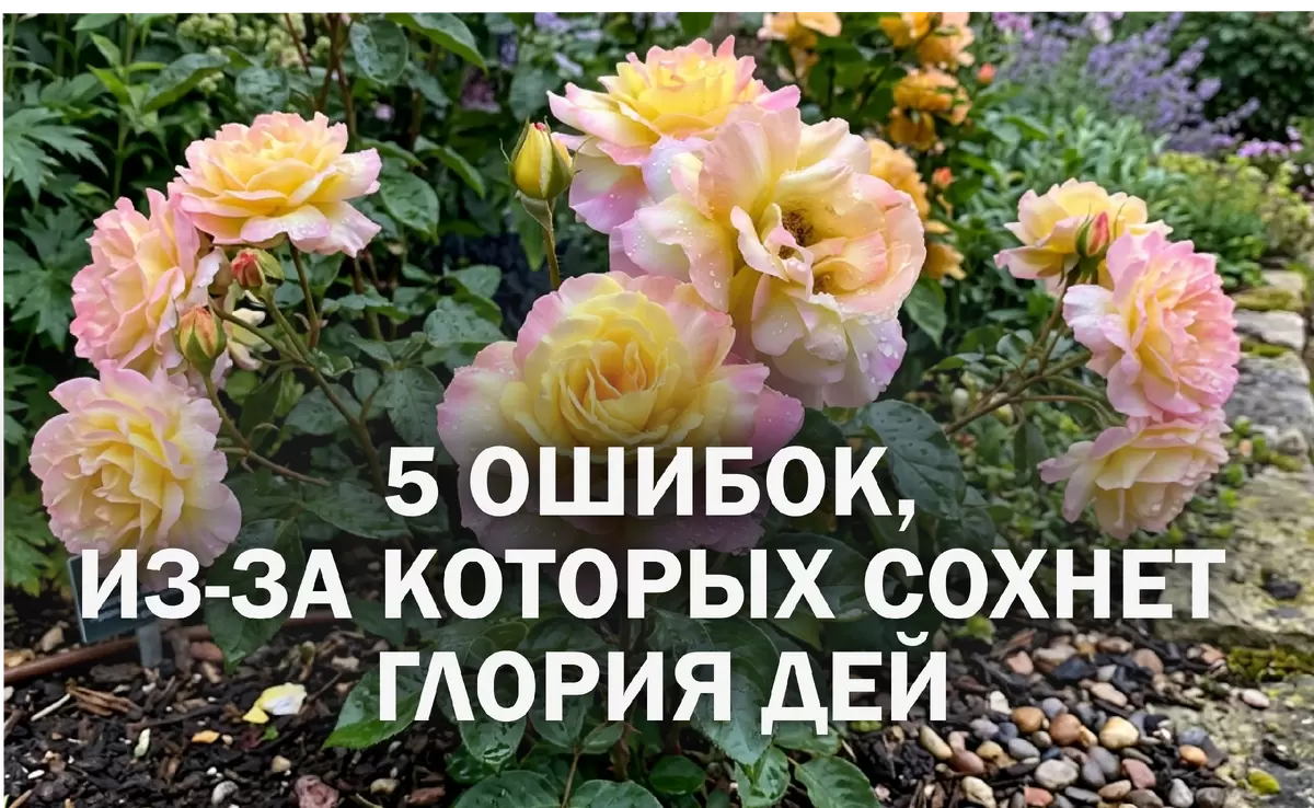 Почему умирает Глория Дей: основные ошибки при посадке чайно-гибридных роз