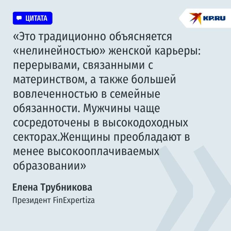 Разрыв в доходах растет: женщины зарабатывают уже на треть меньше мужчин Разрыв в доходах растет: женщины зарабатывают уже на треть меньше мужчин