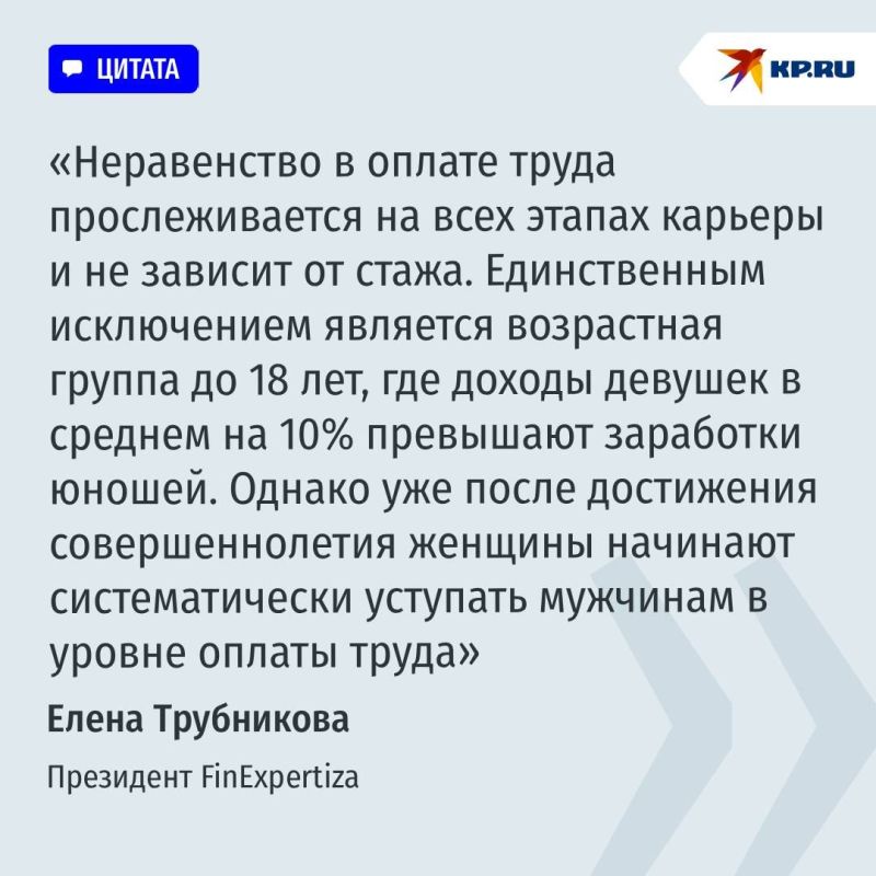Разрыв в доходах растет: женщины зарабатывают уже на треть меньше мужчин Разрыв в доходах растет: женщины зарабатывают уже на треть меньше мужчин