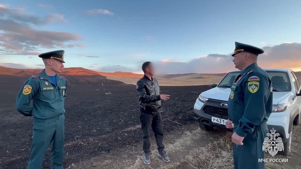 Забайкалец спалил восемь тысяч гектаров сухой травы