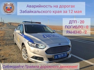 За прошедшие сутки в Забайкальском крае инспекторами ДПС выявлено 256 нарушений Правил дорожного движения, из них: