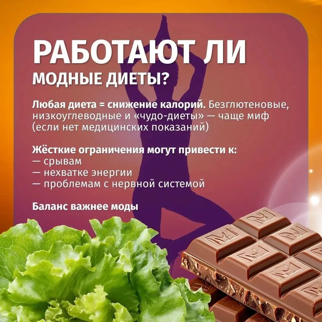 Существует огромное количество диет, но универсальной системы, которая работает для всех на 100%, до сих пор нет Существует огромное количество диет, но универсальной системы, которая работает для всех на 100%, до сих пор нет