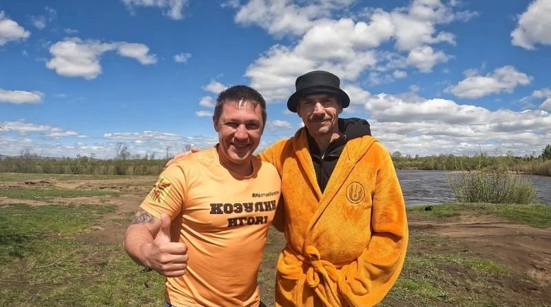 Денис Никифоров вместе с клубом моржей «Жёлтые халаты» съездил на Читинку Денис Никифоров вместе с клубом моржей «Жёлтые халаты» съездил на Читинку