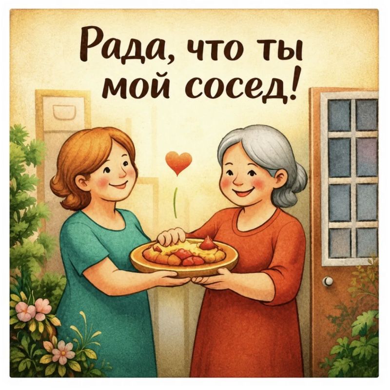 Сегодня особенный день — Международный День соседа! Сегодня особенный день — Международный День соседа!