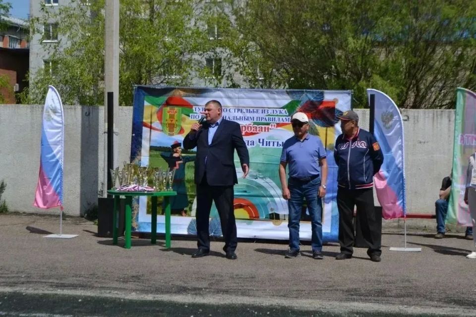 В рамках празднования Дня города, сегодня, 29 мая, на стадионе «Титовский» в Ингодинском районе состоялось открытие ежегодного Кубка города Читы по стрельбе из лука по национальным правилам В рамках празднования Дня города, сегодня, 29 мая, на стадионе «Титовский» в Ингодинском районе состоялось открытие ежегодного Кубка города Читы по стрельбе из лука по национальным правилам