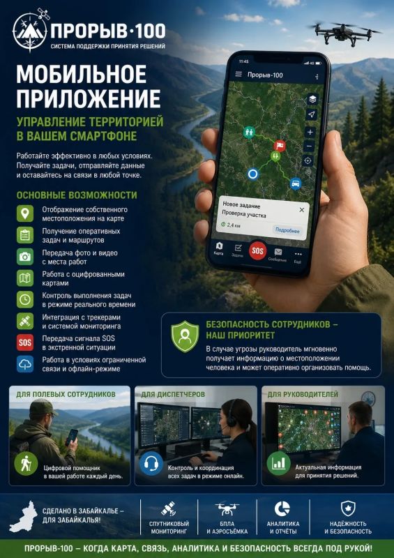 «Прорыв-100» рассказываем подробнее об уникальной системе поддержки принятия решений, действующей в Забайкальском крае