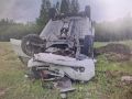 Пьяный водитель Nissan Note перевернулся в Агинском округе