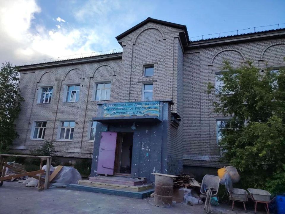 Детский сад «Кораблик» в Чернышевске скоро снова примет своих воспитанников уже обновленным