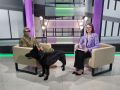 Кинолог Росгвардии со служебной собакой стали гостями студии телеканала «Известия»