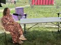 Министр культуры Забайкалья Алёна Ячменёва в подкастной мастерской телеканала «ЗРТК» на площадке фестиваля «Степь» рассказала про второй день праздника
