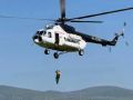 Лесные пожарные отработали спуски с вертолёта Ми-8 в Чите