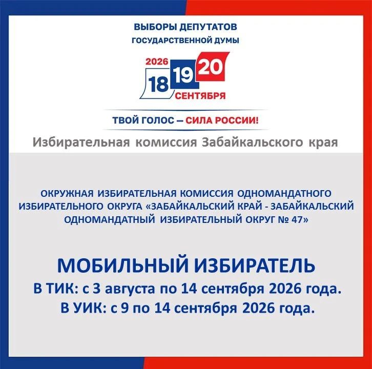 Голосуйте там, где удобно: Избирком Забайкалья утвердил график работы пунктов приема заявлений