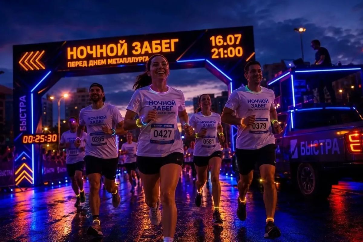 Ночной забег «Космос» состоится в Чите в преддверии Дня металлурга