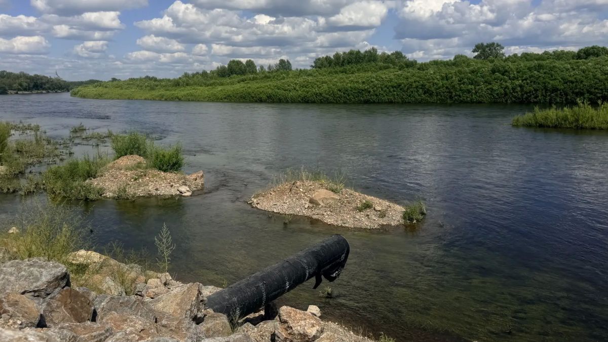 Дамба на реке Ингода в селе Улёты готова к паводкам Дамба на реке Ингода в селе Улёты готова к паводкам