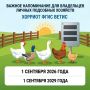 Важное напоминание для владельцев личных подсобных хозяйств!