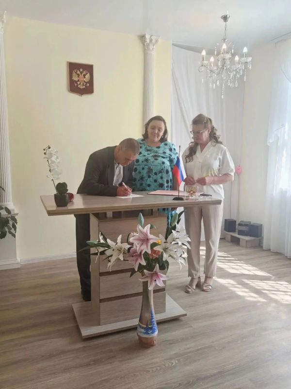 В Хапчерангинском доме-интернате состоялась свадебная церемония