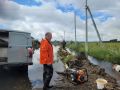 По поручению Мэра города Читы Инны Щегловой управление по делам ГО и ЧС организовало откачку ливневых вод и оказание адресной помощи жителям мкр