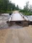 Вода вышла на дорогу в Чернышевском округе Забайкалья, повреждён мост