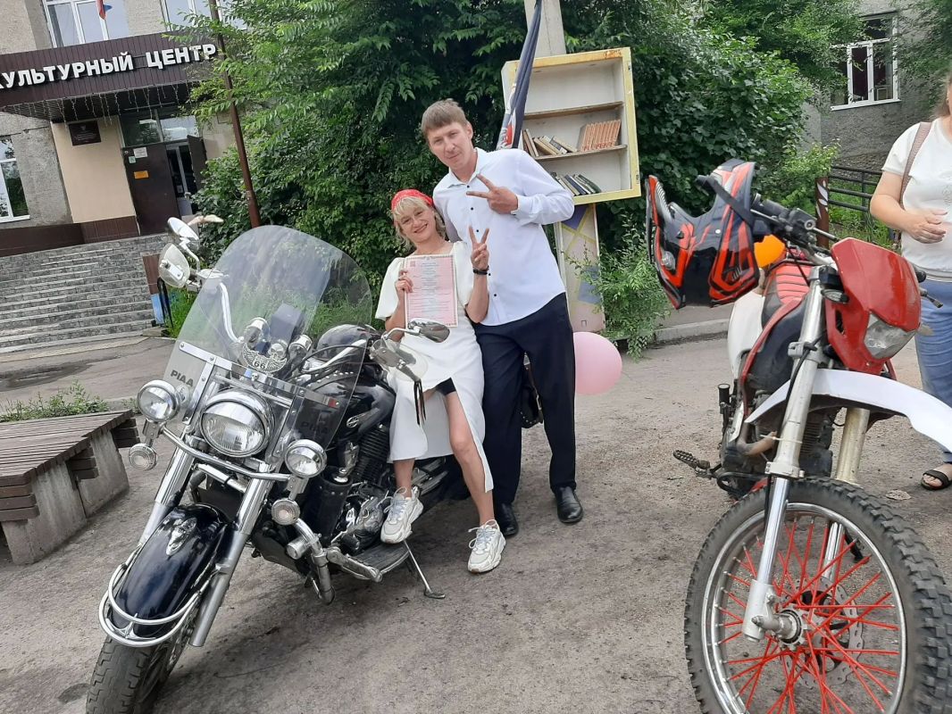 Мотосвадьба состоялась в Шилке Мотосвадьба состоялась в Шилке