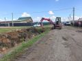 В селе Угдан завершили прорытие канала для отвода воды из озера