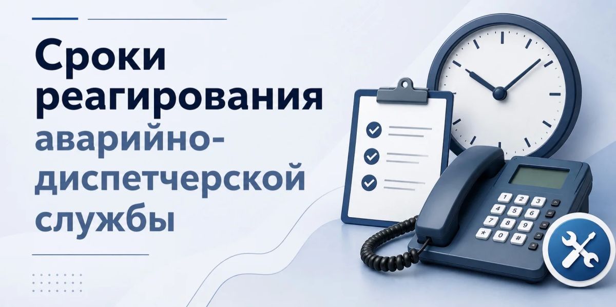 Аварийно-диспетческая служба: сроки, которые важно знать