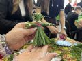 Участники площадки «Семья в культуре – культура в семье» смастерили куклустригушку из свежего пырея