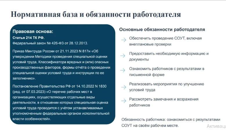 СПЕЦИАЛЬНАЯ ОЦЕНКА УСЛОВИЙ ТРУДА (СОУТ): ВСЁ В КАРТОЧКАХ! СПЕЦИАЛЬНАЯ ОЦЕНКА УСЛОВИЙ ТРУДА (СОУТ): ВСЁ В КАРТОЧКАХ!