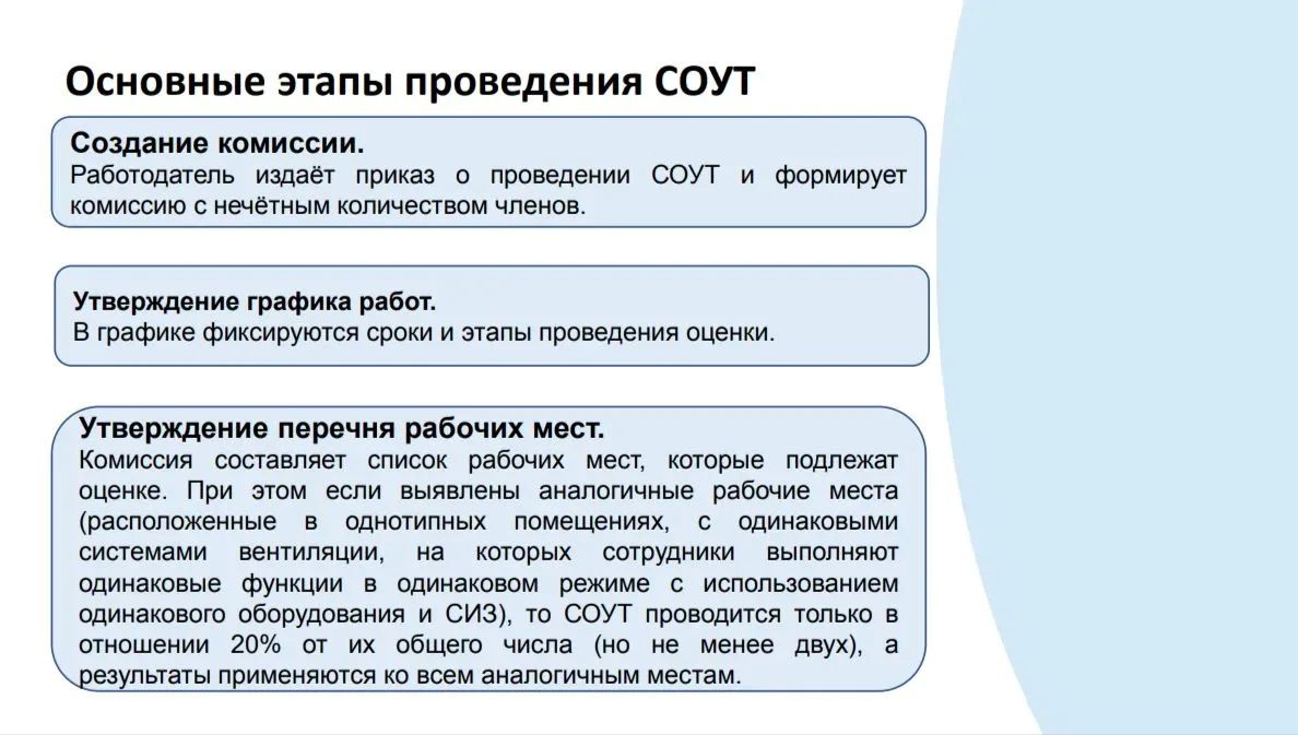 СПЕЦИАЛЬНАЯ ОЦЕНКА УСЛОВИЙ ТРУДА (СОУТ): ВСЁ В КАРТОЧКАХ! СПЕЦИАЛЬНАЯ ОЦЕНКА УСЛОВИЙ ТРУДА (СОУТ): ВСЁ В КАРТОЧКАХ!