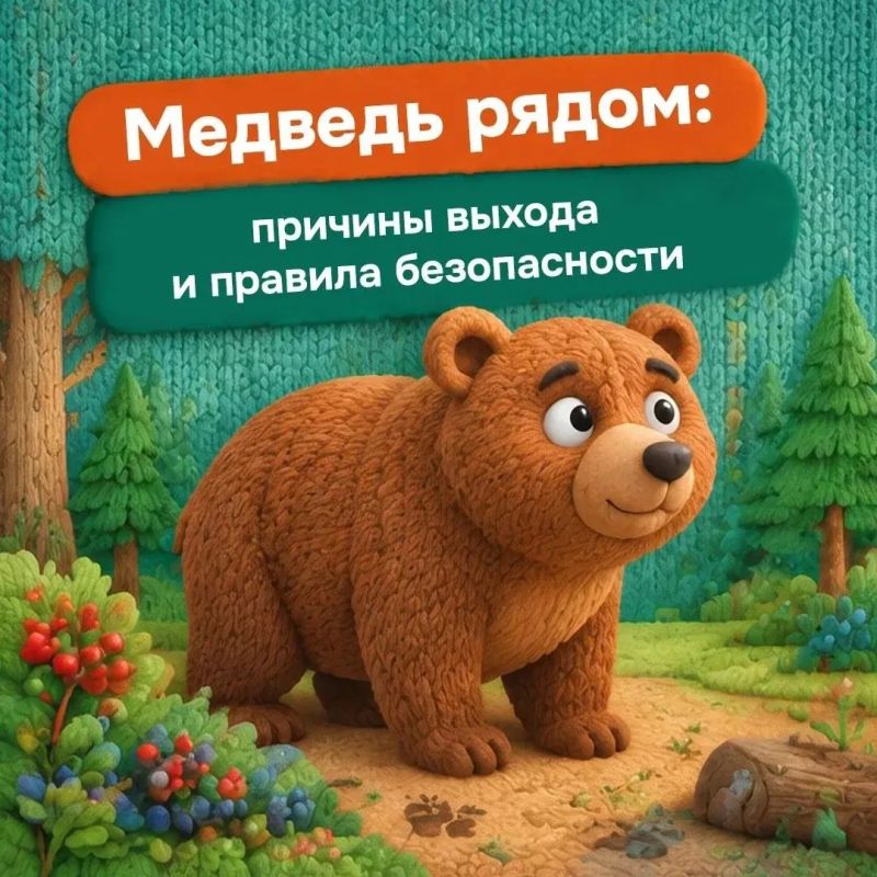 Что делать, если рядом оказался медведь?