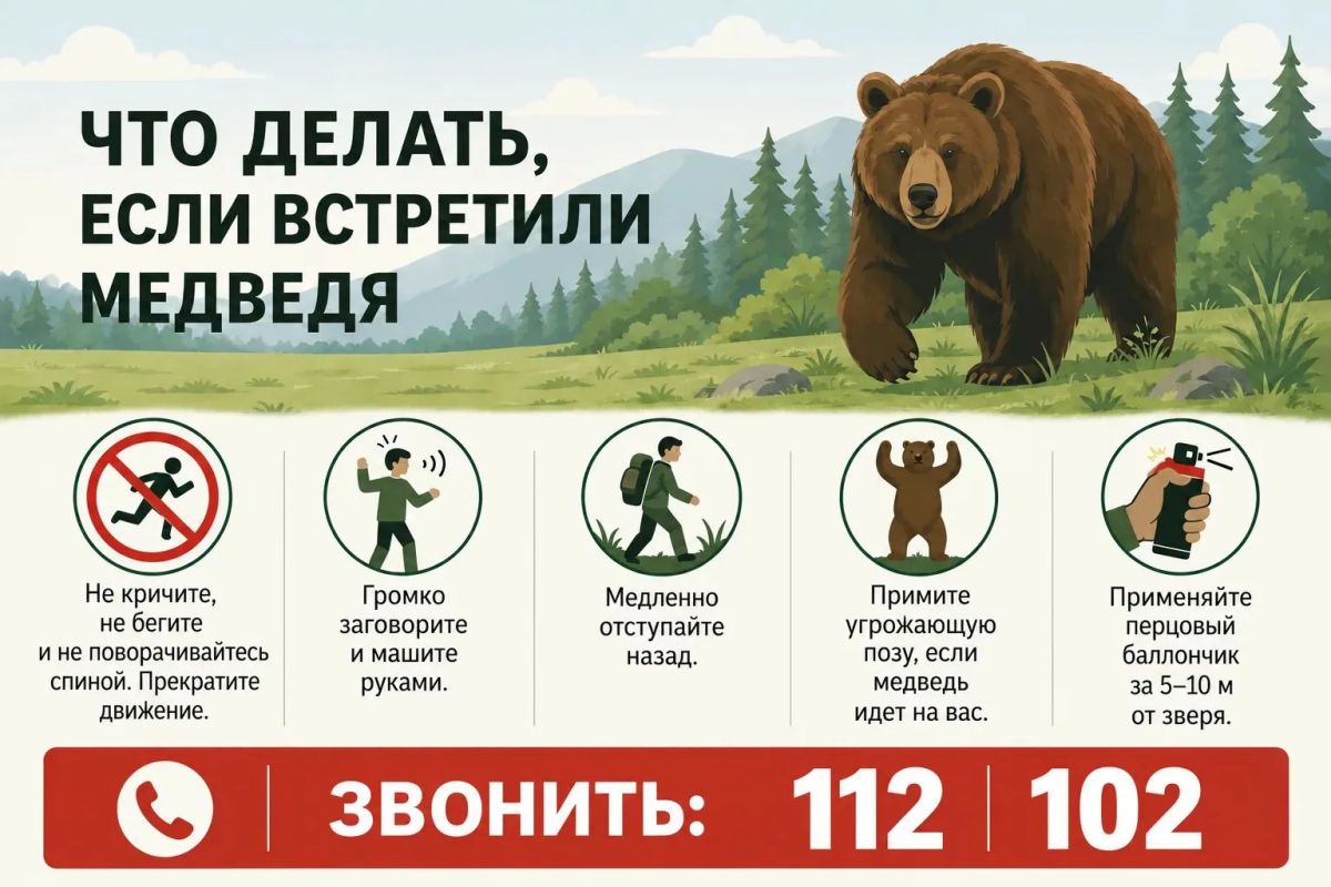 Уважаемые забайкальцы!. Если вы заметили дикое животное на территории населённого пункта — не приближайтесь к нему и незамедлительно сообщите в полицию