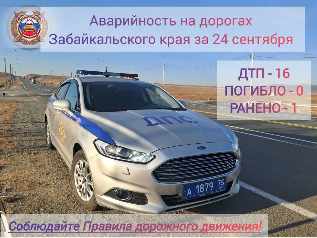 За прошедшие сутки на автодорогах Забайкальского края инспекторами ДПС выявлено 276 нарушений правил дорожного движения, из них:
